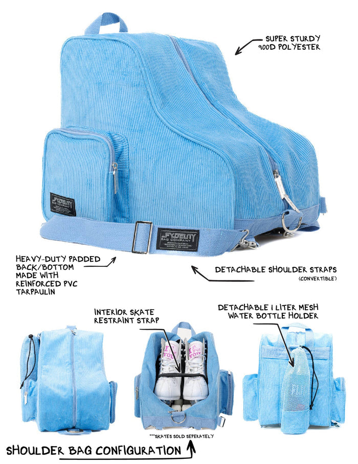 Fydelity Skate Bag - Corduroy Blue
