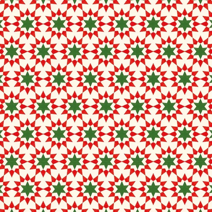 Geo Stars Roll Wrap