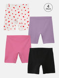 Girls Innershorts, Pack of 4