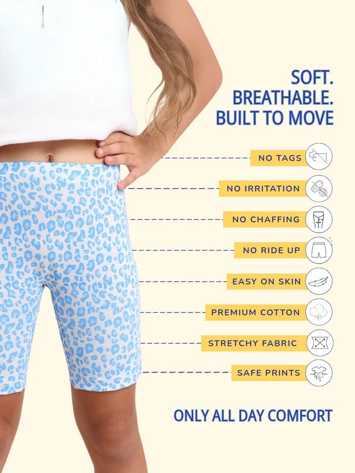 Girls Innershorts, Pack of 4