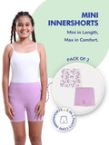 Girls Mini Innershorts - Pack of 2
