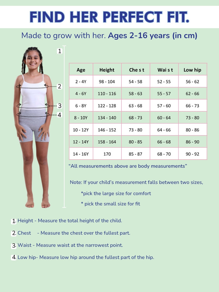 Girls Mini Innershorts - Pack of 2