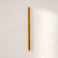 Glass Straw, Amber, Straight