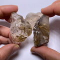 Golden Rutile in Quartz - Brazil