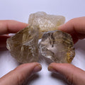 Golden Rutile in Quartz - Brazil