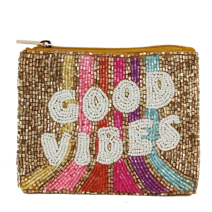 Good Vibes Coin Purse - Madison's Niche
