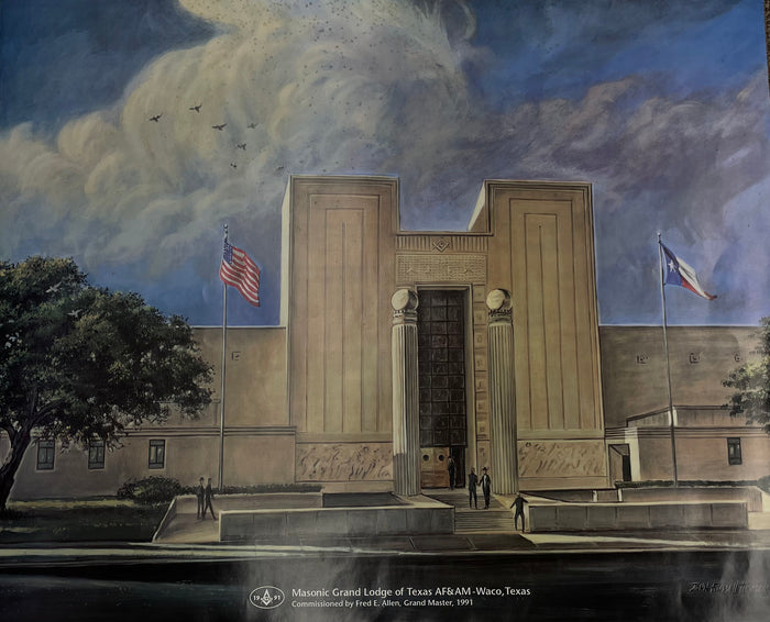 Grand Lodge of Texas Poster