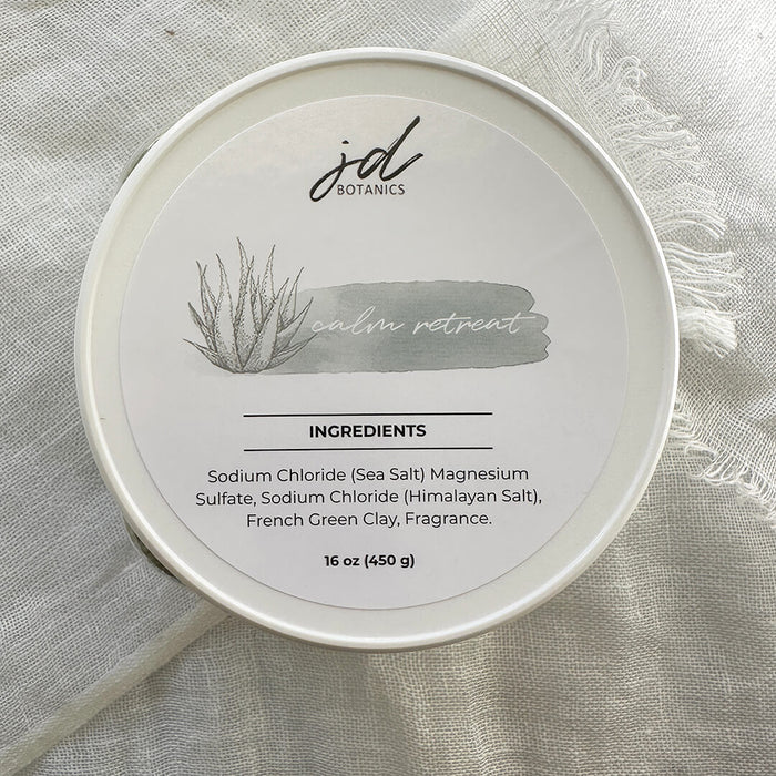 Green French Clay Bath Salts | Relaxing Mineral Bath Soak