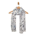 Grey Botanical Berries Scarf - Madison's Niche
