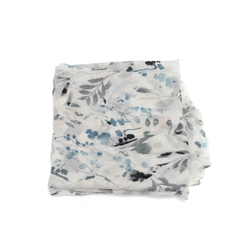 Grey Botanical Berries Scarf - Madison's Niche