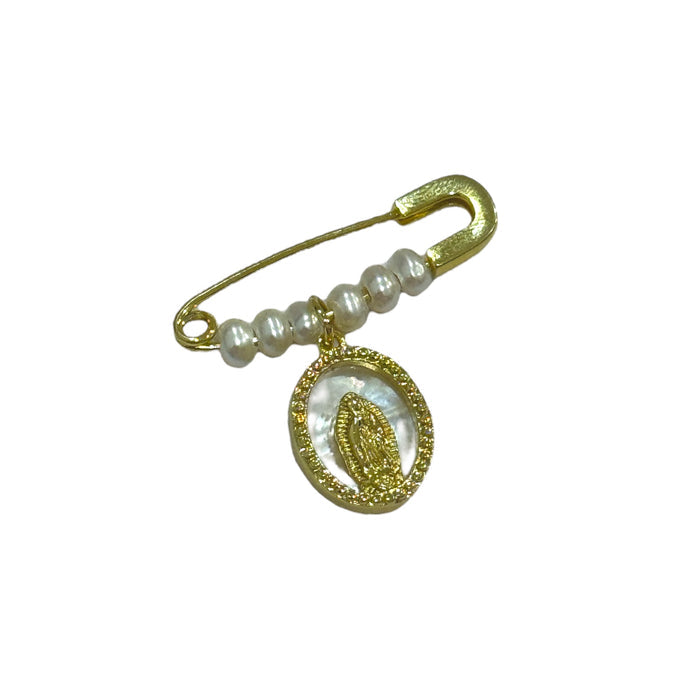 Guadalupe Virgin Nacar Baby Pin