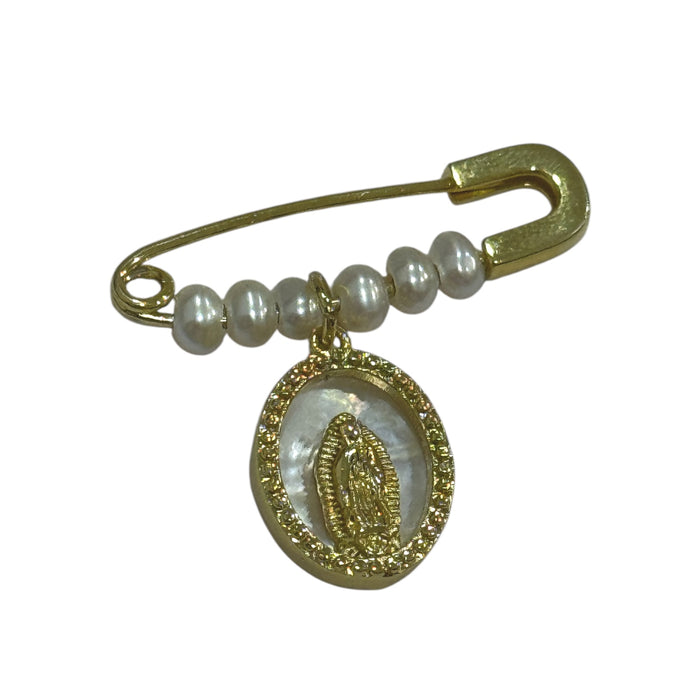 Guadalupe Virgin Nacar Baby Pin