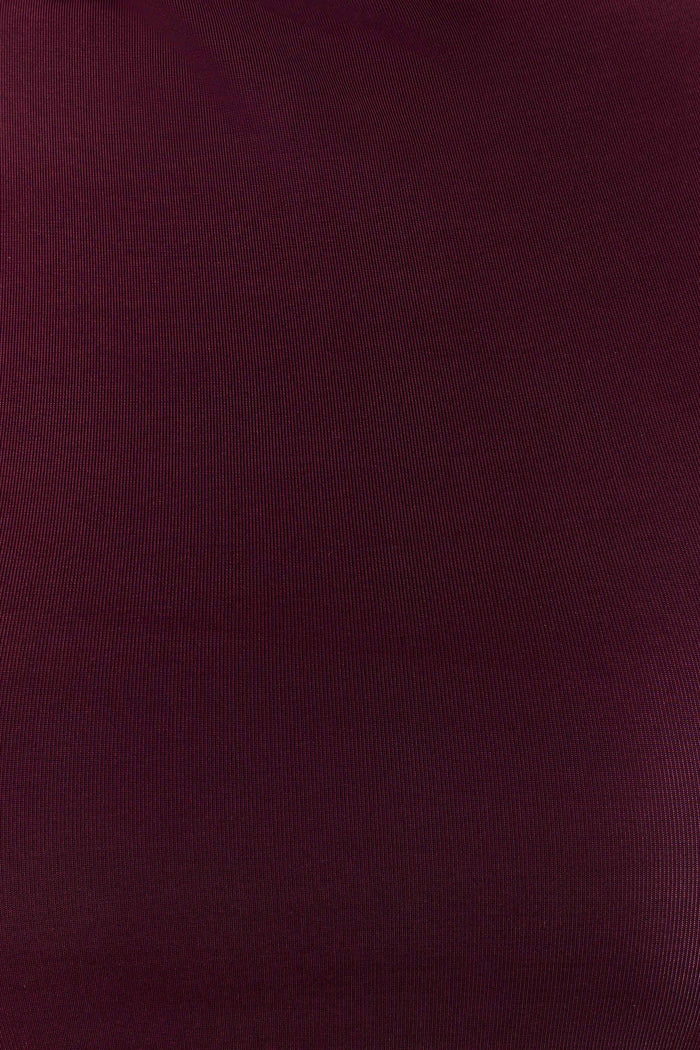 Hadleigh Sleeveless Slinky Top - Burgundy