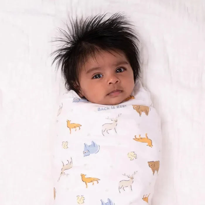 Halo - 100% Cotton Sleepsack Swaddle-2-in-1 Swaddles-Serengeti Zebra / 0-3M-0-3M-Posh Baby