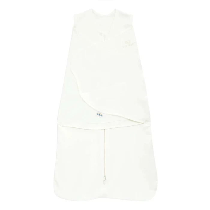 Halo - Organic Cotton Sleepsack Swaddle-2-in-1 Swaddles-Cream-0-3M-Posh Baby