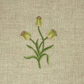 Hand Embroidered Linen Guest Towel – Tulip on Natural