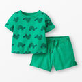 Hanna Andersson - Short Sleeve Tee & Shorts Set - Turtles-Sets-0-3M (50)-Posh Baby