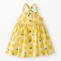Hanna Andersson - Sleeveless Front Button Dress - Lemons-Dresses-0-3M (50)-Posh Baby