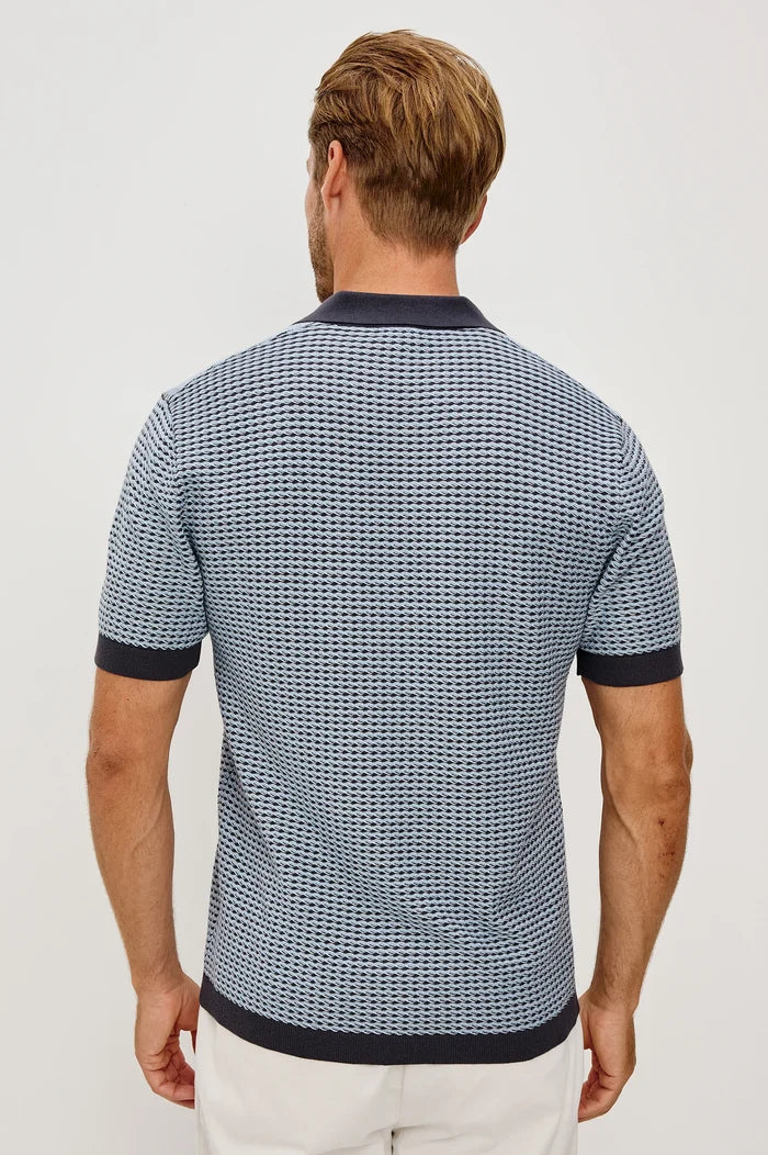Hayden Polo in Blue Lagoon Ripple - Madison's Niche