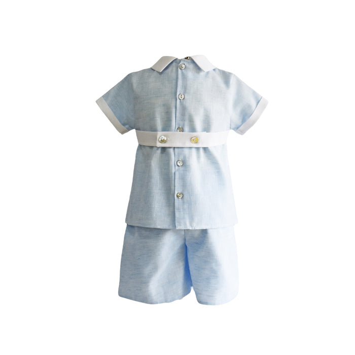 Hazel Handsmocked Boy 2-PC set