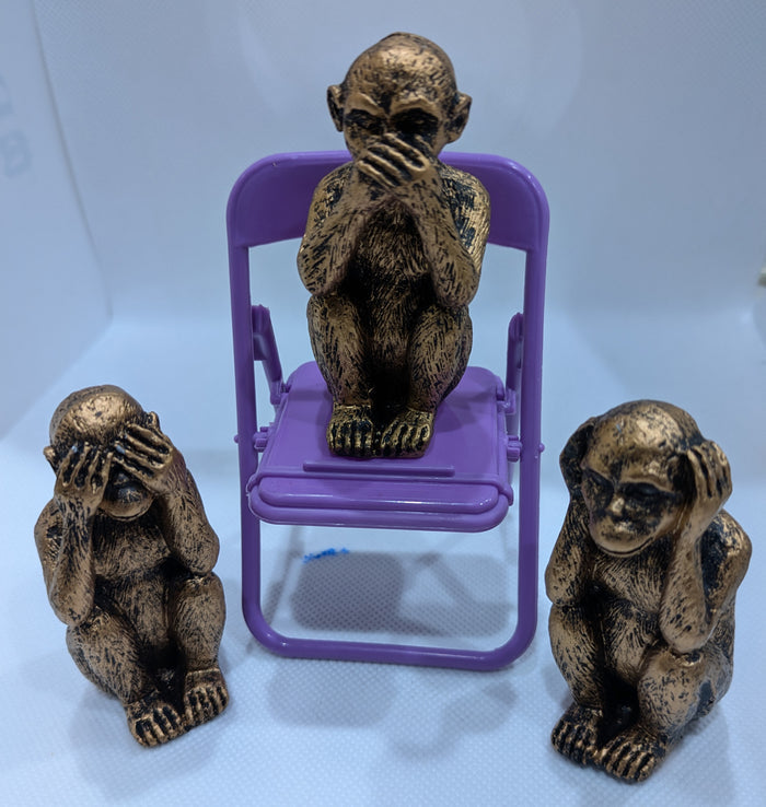 Hear No Evil Monkeys Set of 3