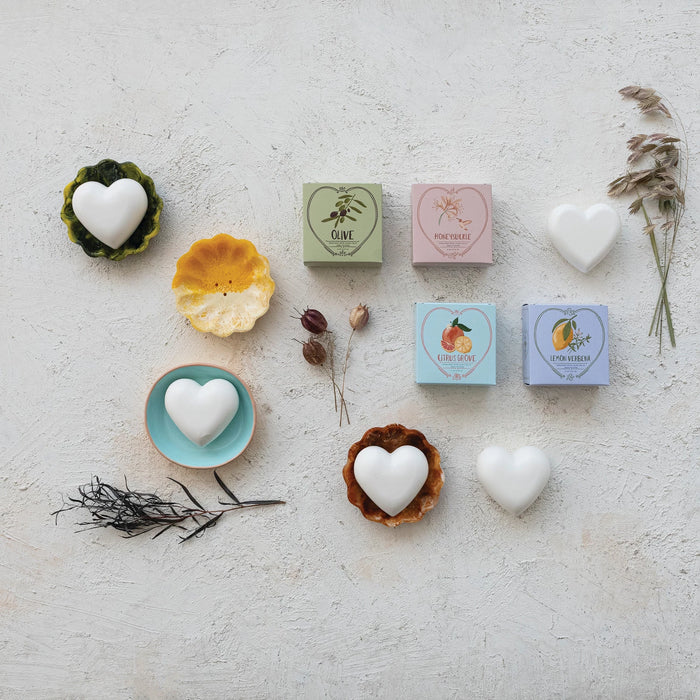 Heart Bar Soap in Lemon Verbena - Madison's Niche