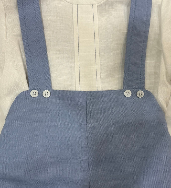 Helgue Dusty Blue 2-Piece Baby Boy Set