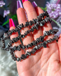 Hematite Chip Necklace