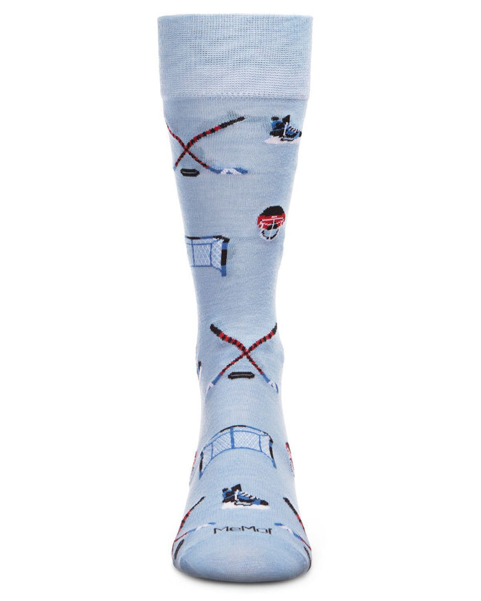 Hockey Lover Socks in Light Blue - Madison's Niche