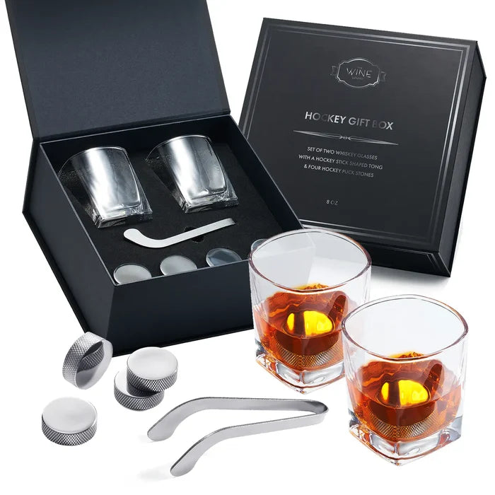 Hockey Whiskey Stones Set - Madison's Niche