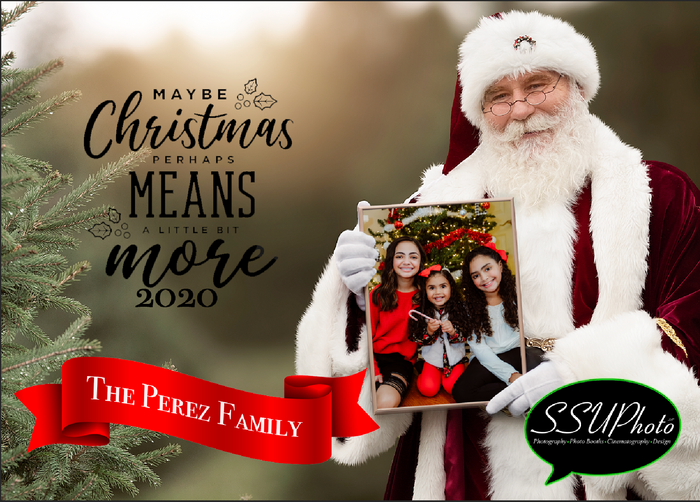 Holiday Cards photos with Santa