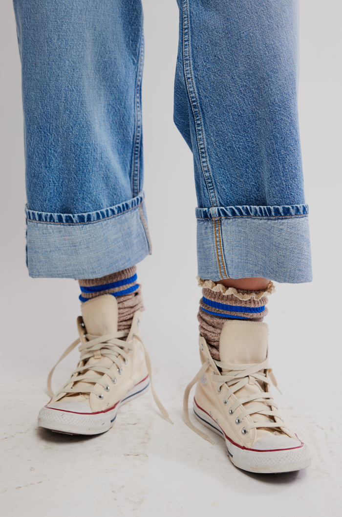 Homecoming Knee High Socks - Ivory