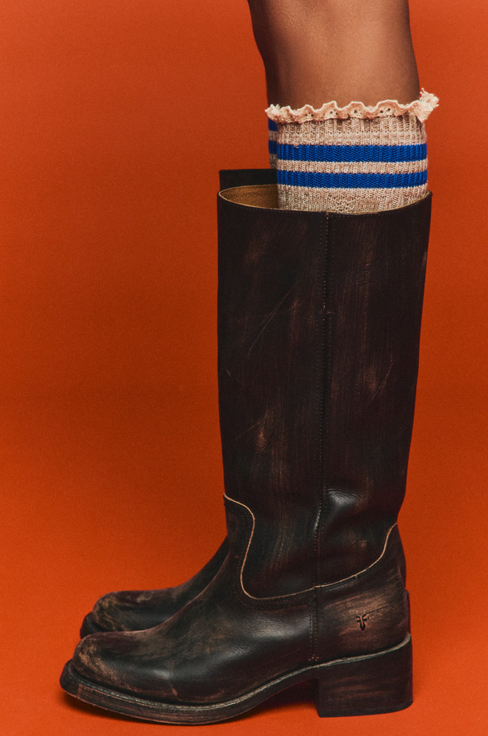 Homecoming Knee High Socks - Ivory