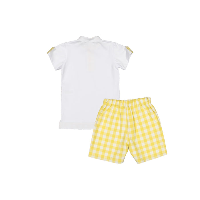 Honey Bees Yellow Boy 2-piece Polo Set