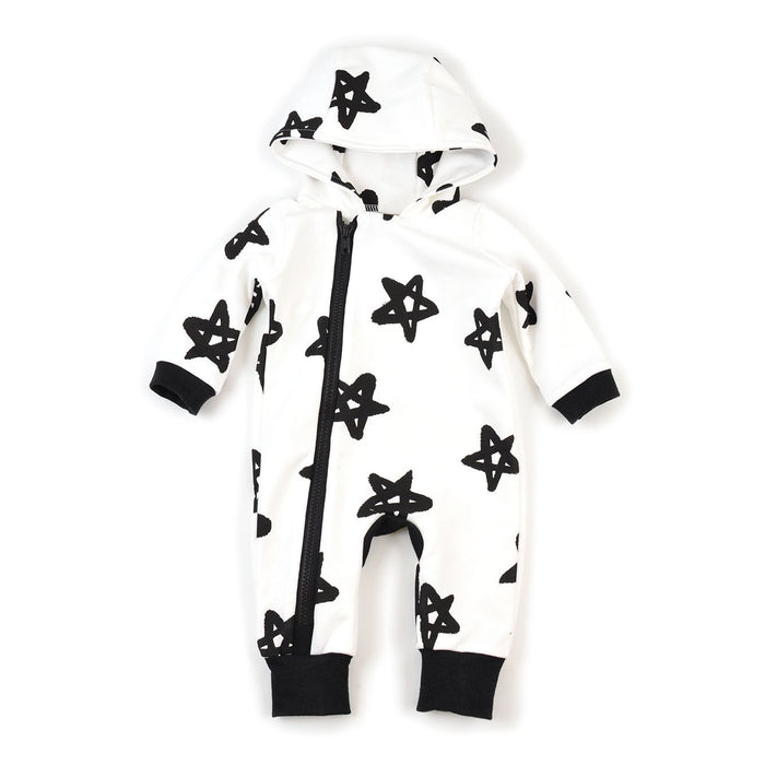 hood zip coverall : 96