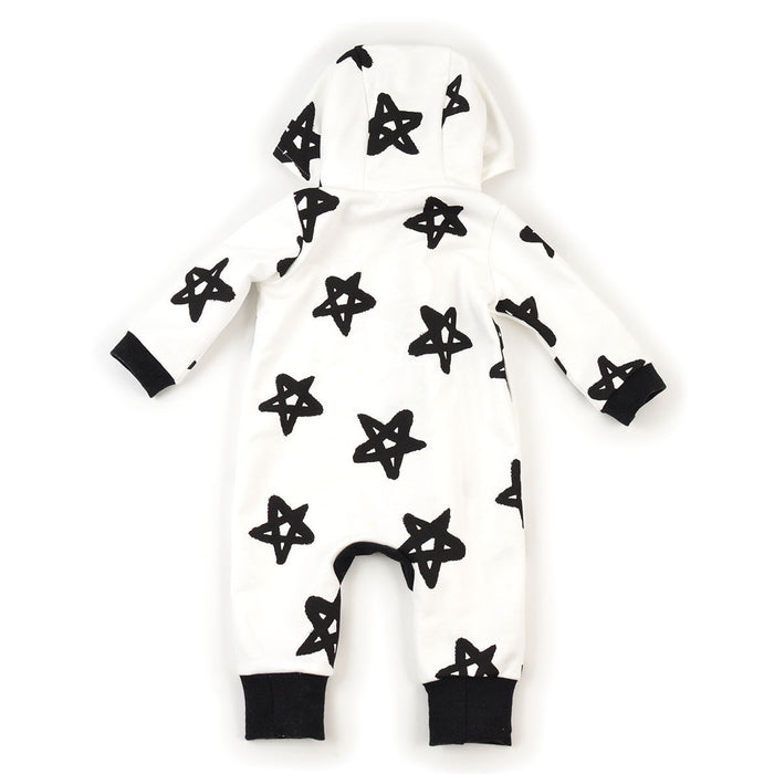 hood zip coverall : 96