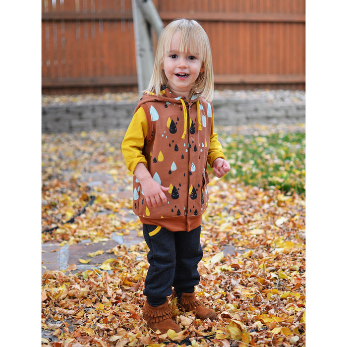 hooded vest : 95