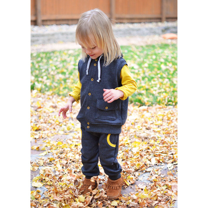 hooded vest : 95