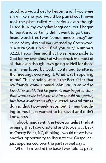 How God Saved a Proud Marine (KJV)