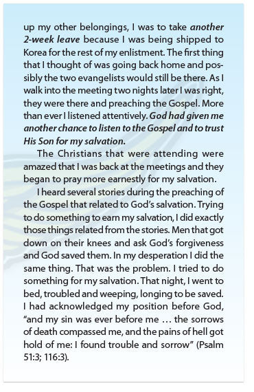 How God Saved a Proud Marine (KJV)