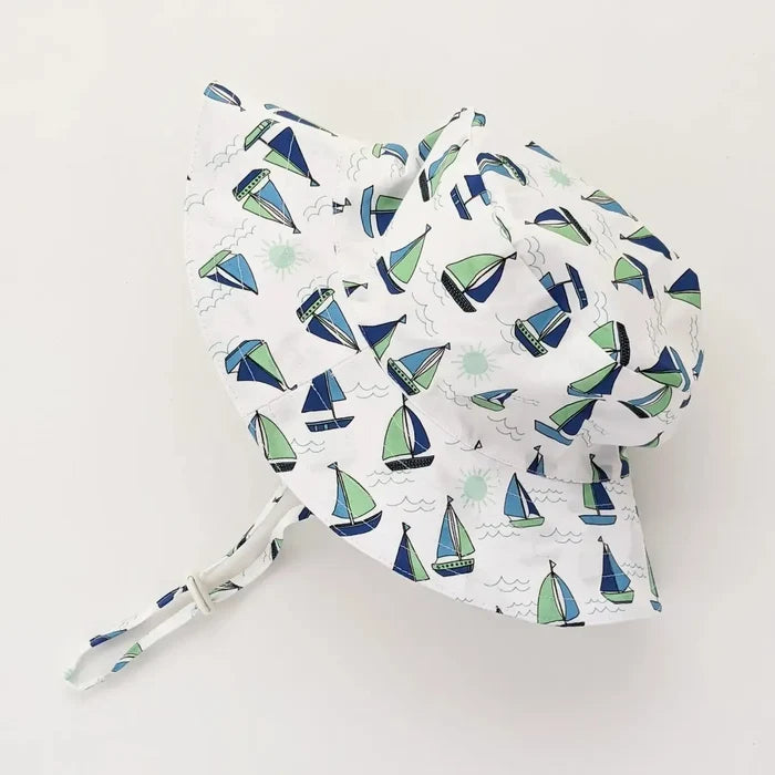 Huggalugs - UPF 50+ Bucket Hat - Boating