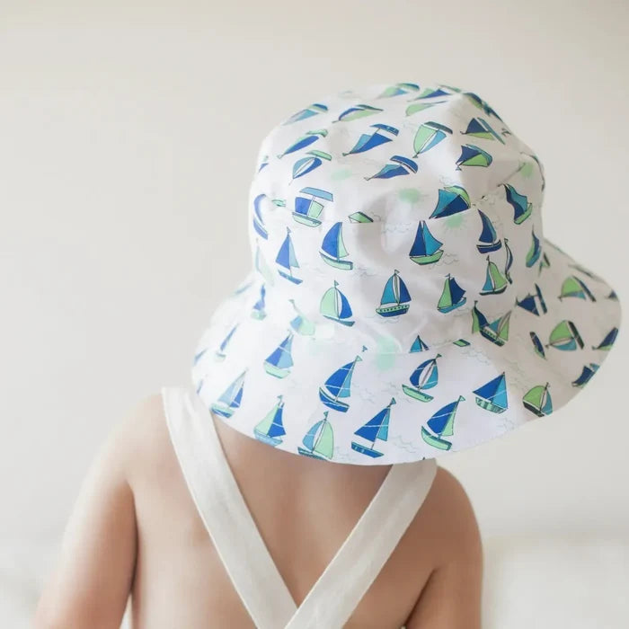 Huggalugs - UPF 50+ Bucket Hat - Boating