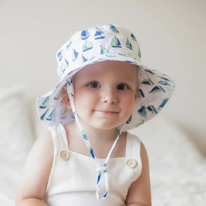 Huggalugs - UPF 50+ Bucket Hat - Boating