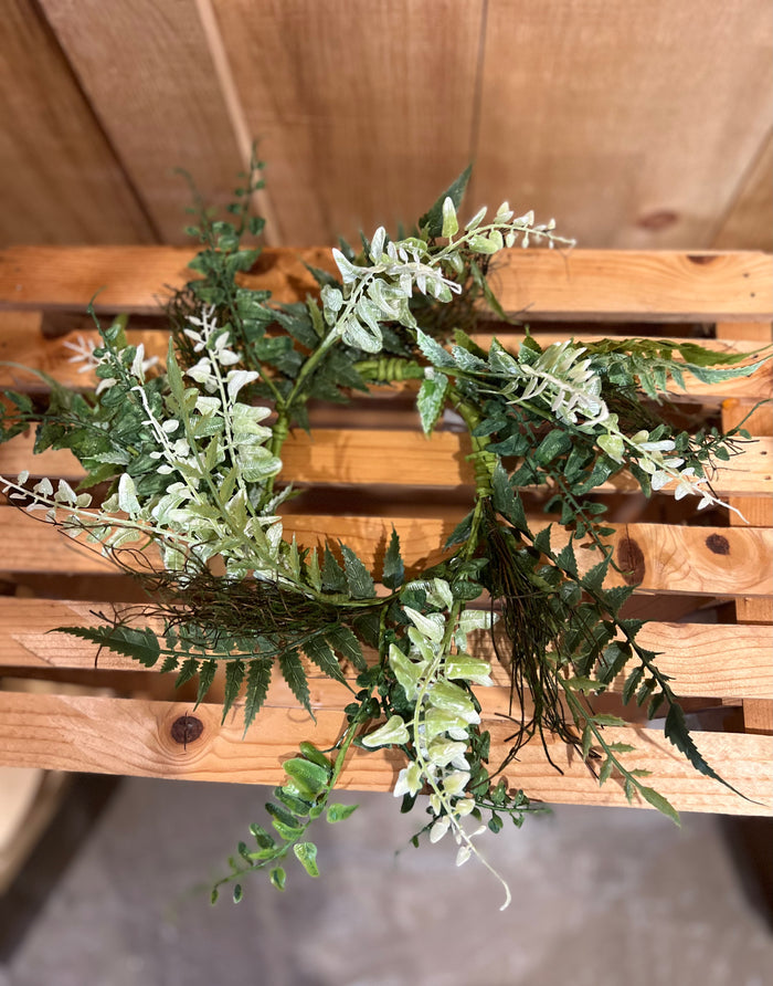 4.5" Fern/Twig Candle Ring