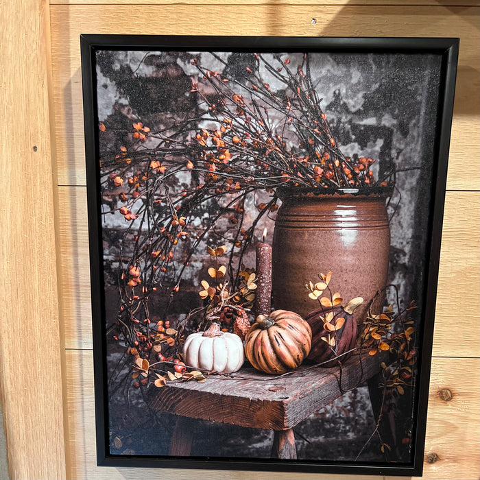 16X20 Primitive Fall Splendor Framed Print