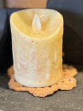 2.5 Short  Ivory Luminara Flameless Timer Candle