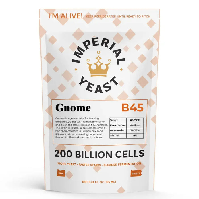 Package of Gnome Yeast from Imperial Yeast