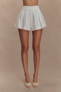 Issy Cotton Shorts - White