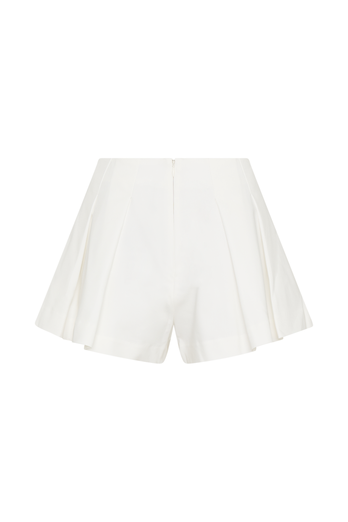 Issy Cotton Shorts - White