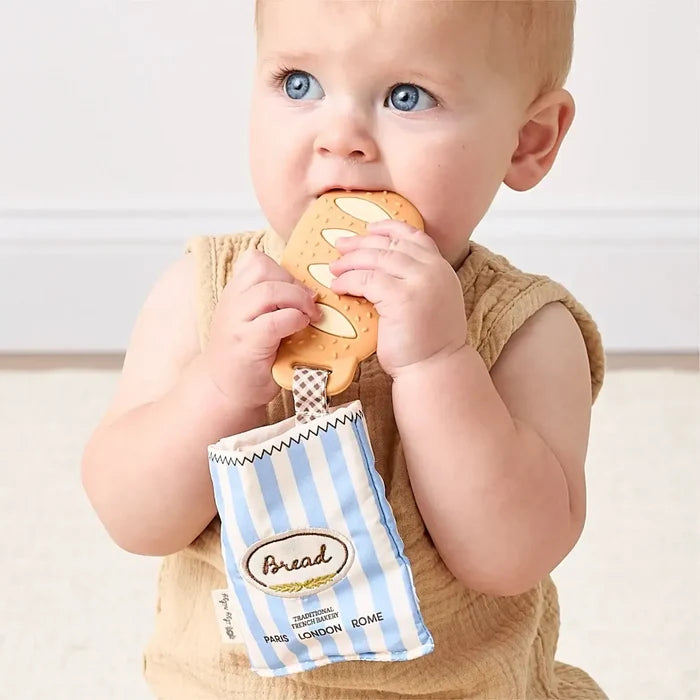 Itzy Ritzy Bitzy Crinkle Sensory & Teether Toy – Baguette